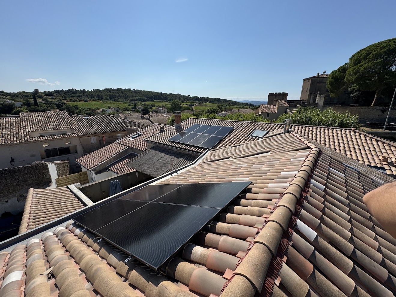 Panneaux solaires sur toiture à Pignan Captain Solar